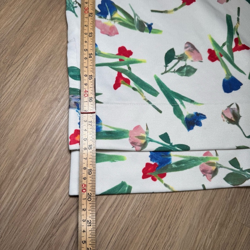 Adidas Originals Floral Track Jacket | Cropped Zip-Up | Size L - Picture 13 of 13